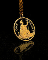 United Kingdom - Britannia Cut Coin Pendant