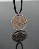 Russia - Cut Coin Pendant with Double Headed Eagle