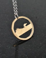 Canada - Loon Cut Coin Pendant