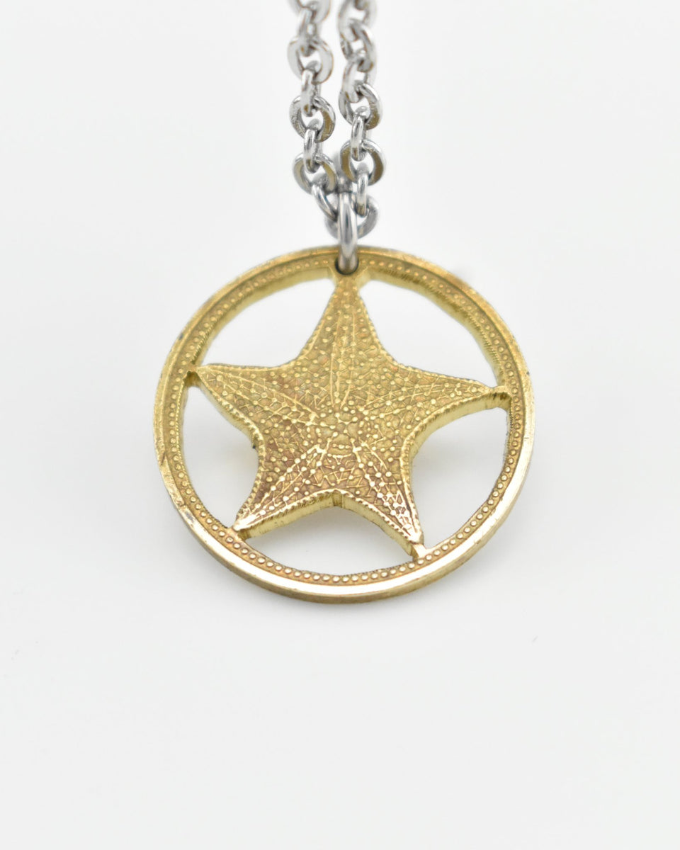 Bahamas - Starfish Cut Coin Pendant – R&R Legacy Studio